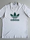 Adidas Trefoil Logo Tee - White/Green (Xl)