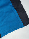 Spyder Blue Waffle Knit Full-Zip Fleece Jacket – Navy Side Panels (S)