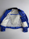 Vintage Blue Mesh Motorcycle Riding Jacket (PADDED) (L/XL)