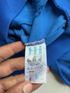 Vintage Adidas Royal Blue Three Stripe Track Jacket (M)