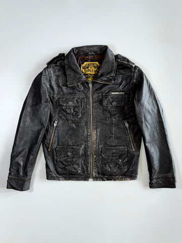 Superdry Premium Original Leather Jacket (M)