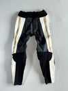Vintage MGP x Berik Two-Piece Leather Racing Suit – White/Black/Gold  Padd with slider Jacket - (S)  (W:32 | L:38)
