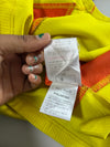 Eider | Yellow Orange Grid Fleece Half-Zip | (S)