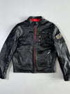 RG512 Urban Wear Red-Zip PURE Leather Jacket (M)