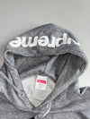 Supreme Grey Small Box Logo Hood Print Hoodie (XL)