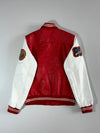 Avia Trix “AF” Pure leather Varsity Jacket  (M)