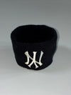 New York Yankees Black Terry Wristband (Adjustable)