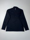 Black Yak Quarter-Zip Long Sleeve Training Top – Black Grey White (M)