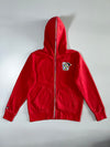 Crazybomb Red Full Face Zip Hoodie (M)