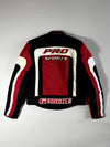Hein Gericke Pro Sports Red & Black Motorcycle Racing Jacket (M)