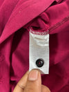 Lacoste Classic Fit Polo Shirt  Maroon/Burgundy (L)