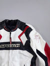 Speed-R Leather Racing Jacket genuine leather moto jacket, perforated chest panel (M)