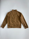 Vintage E.A Collection Italian Sued Bomber Leather Jacket (Zouble zipper) (M)