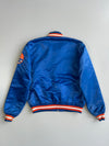 Vintage Starter Florida Gators Satin Snap Button Varsity Bomber Jacket Royal Blue (M)