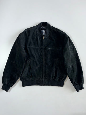 Duncan Row Premium Original Suede Leather Jacket (L)