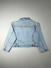 Vintage Levi’s Two Horse Light Wash Cropped Denim Trucker Jacket (XL)