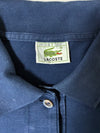 Lacoste Vintage Long Sleeve Polo Shirt – Navy Blue (L)