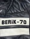 Berik-70 Racing Pure Leather Motorcycle Suit 2 Piece Set Plus Alpinestars sliders (Leather Jacket Size :S) (Biker Pant :W:28 |L:36)