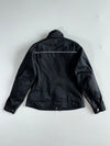 Vintage Spirit Motors Black Military Style Moto Jacket Paded (XS)