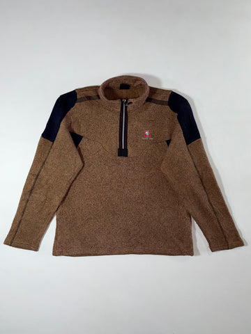 Black Yak Extreme Peak 1/4 Zip Fleece  Brown/Navy (M)