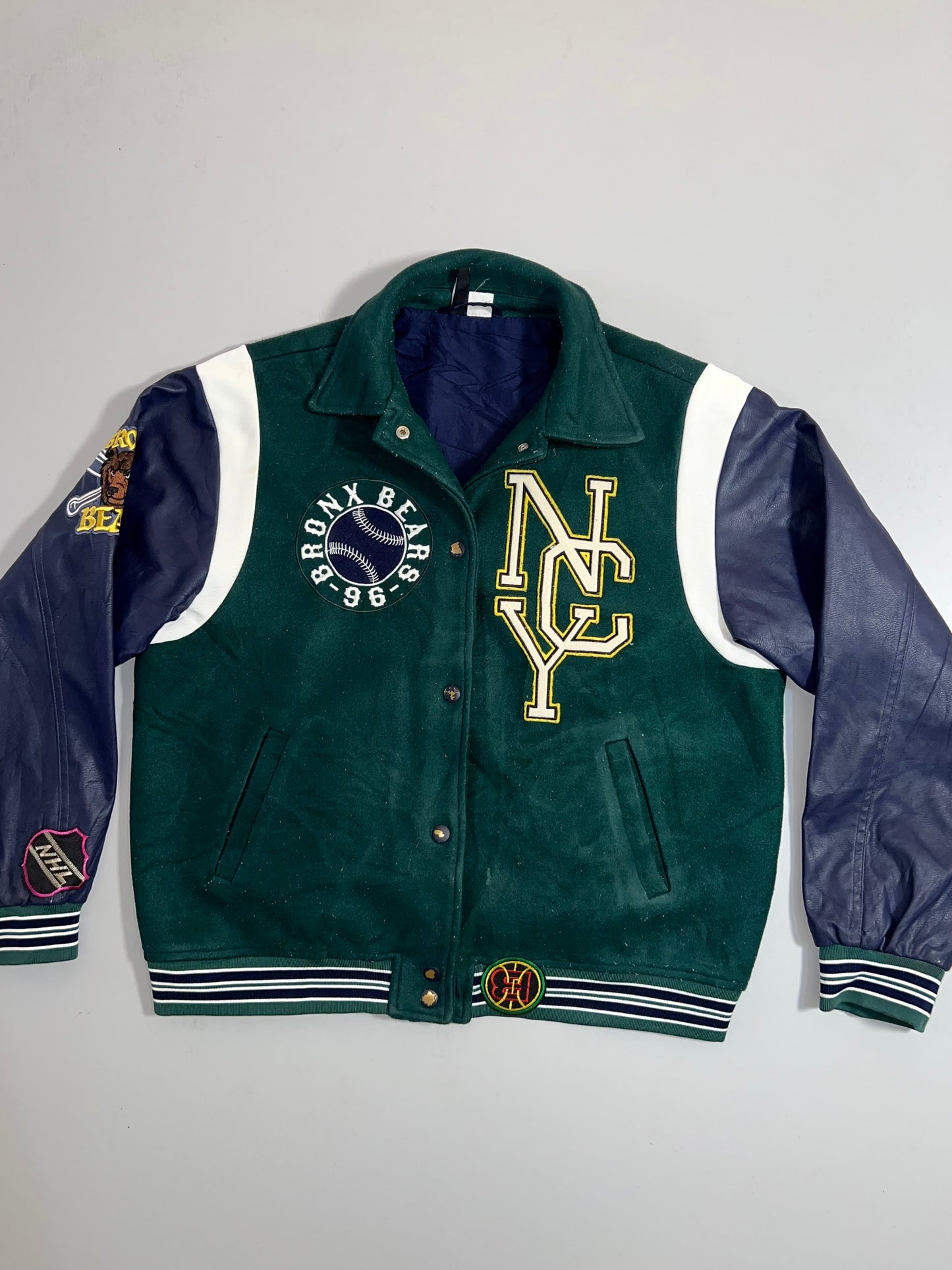 ZSuper Premium Rare Varsity Jacket Leather Sleeves (S/M)