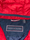 Tommy Hilfiger Hooded Bomber Jacket Navy Red (L)