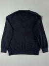 Polo Ralph Lauren Black V-Neck Knit Sweater –(L)