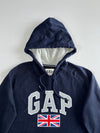 Gap Navy Union Jack Arch Logo Hoodie (M)