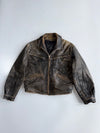 Genuine Leather Jacket Natural patina Finish (S/M)
