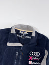 Breitling x Audi Red Bull Embroidered Motorsport Fleece Jacket – Navy/Grey(M)