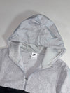 Nike Sherpa x Nylon Jacket  Grey/Black Colorblock, Neon Swoosh (S)