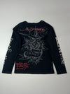 Ed Hardy Black Graphic Long-Sleeve T-Shirt (M)