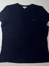 Tommy Hilfiger Women’s Navy Essential Logo Tee (XL)