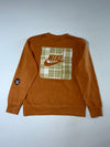Nike Swoosh Patch Burnt Orange Crewneck Sweatshirt (M)
