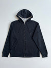 Champion Black Tonal Logo Zip-Up Hoodie (M)