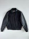 Quinze Serge Blanco Wool-Leather Varsity Jacket (XL)