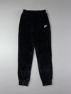 Vintage Nike Team Black Velour Jogger Pants (W:28) (L:39)