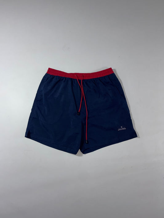 Paul Lauren Sportswear Navy & Red Swim Shorts (W:32) (L:17)