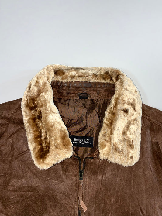 Burk’s Bay Premium Original Leather Jacket (XL)