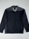 Vintage Chemise Lacoste | Black Ribbed V-Neck Knit Made in Spain | (XL)
