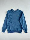 Lacoste Sport Crewneck Knit Sweater – Steel Blue (M)