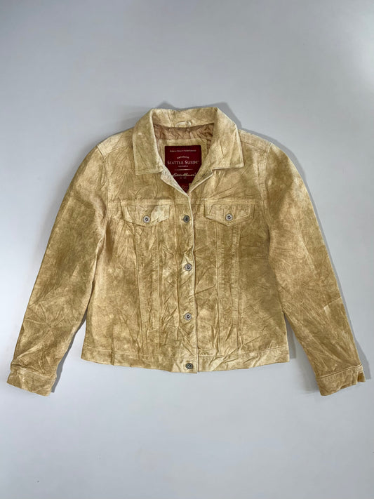 Seattle Suede Premium Original Leather Jacket (S)