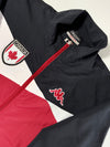 Kappa Canada Colorblock Full-Zip Track Jacket – Red/Black (S)