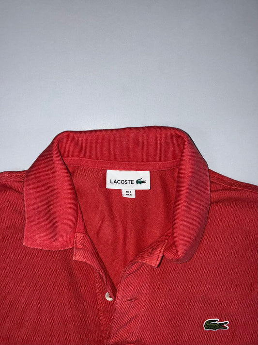 Lacoste Classic Crocodile Pique Polo Shirt
Faded Red 100% Cotton (M)