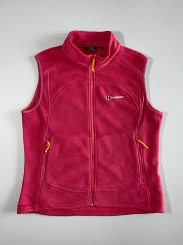 Berghaus Full-Zip Fleece Gilet Vest – Pink (S)