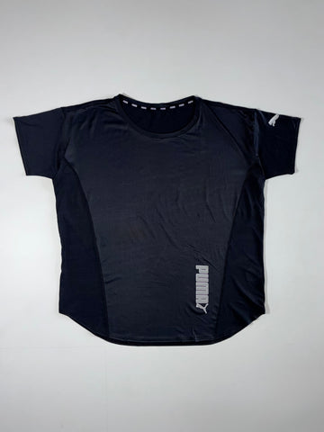 Puma Performance Mesh Panel Training Tee – Black (2XL)
