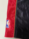 Vintage NBA Black Red Dazzle Basketball Shorts (W:34) (L:22)