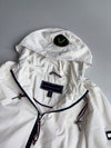 Tommy Hilfiger White Hooded Windbreaker (L)