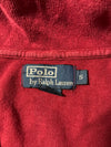 Vintage Polo Ralph Lauren Burgundy Quarter Zip Pullover Sweater (S)