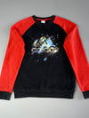 Adidas Galaxy Graphic Crewneck Sweatshirt Black/Red (M)